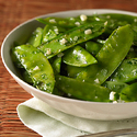 Garlic Snow Peas with Cilantro